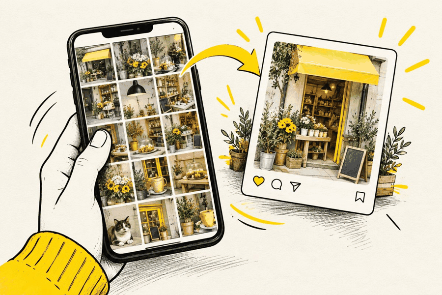 Cómo gestionar Instagram para tu negocio local sin improvisar cada semana